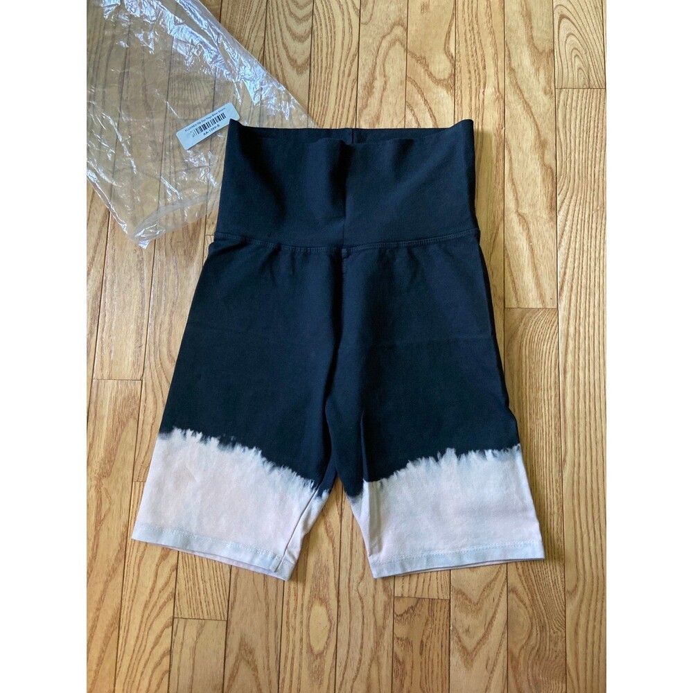 T-party shorts Dip dye biker shorts ombré bike shorts fold down waistband NEW